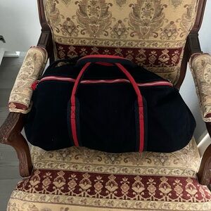 NWOT Brandy Melville Navy and Red duffel Bag